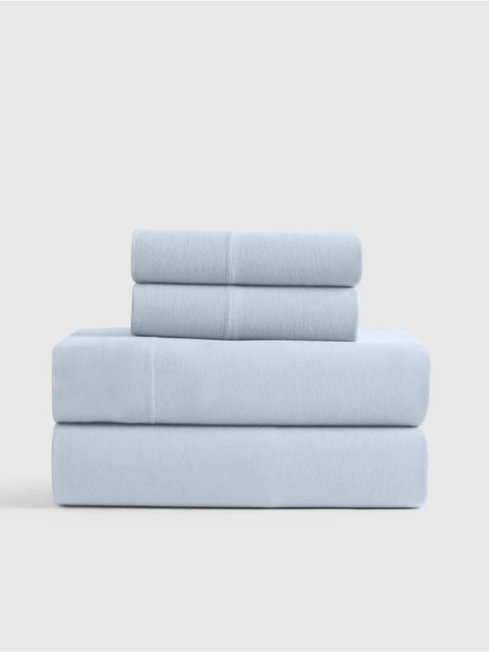 NEW Quince KING Organic Jersey Sheet Set Light Blue $99 LAST SET